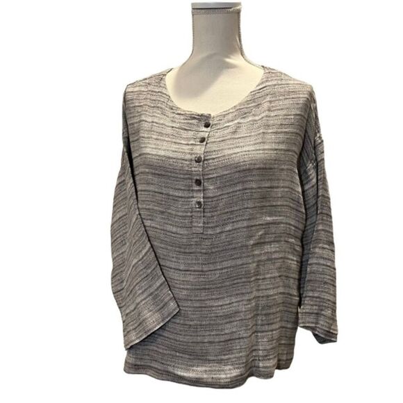 Pure Jill (J. Jill) Women's Linen Top with Pockets Size Medium - Picture 1 of 9